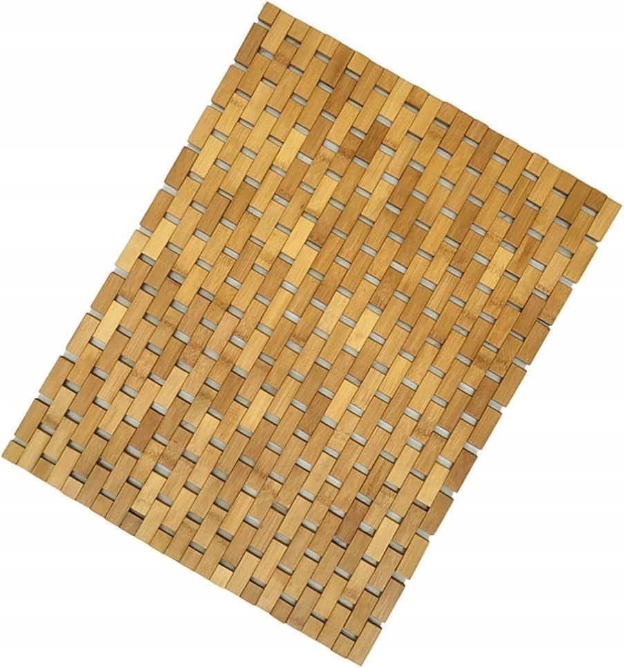Bathroom BAMBOO MAT Floor Rug Wooden for Bathroom Natural Brand Anytech