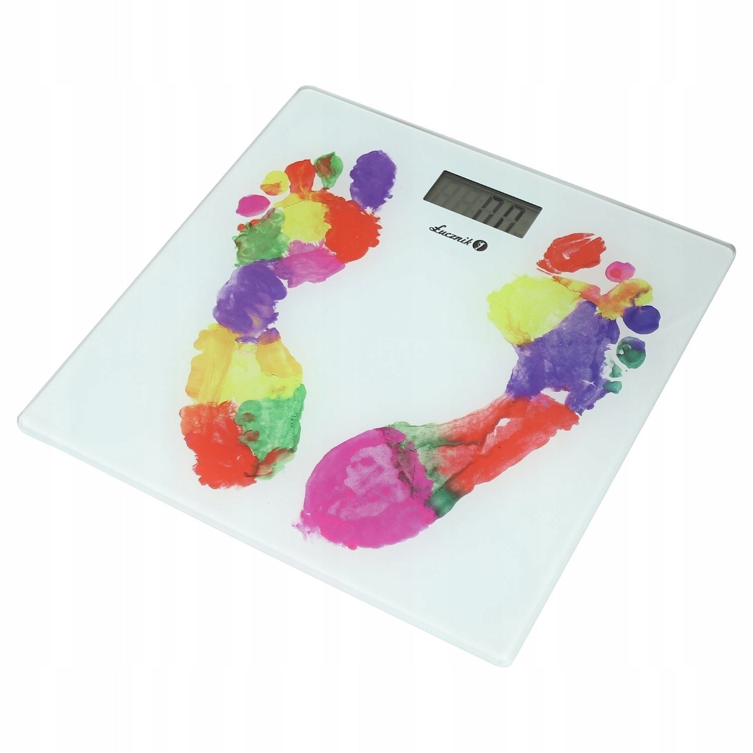 Bathroom Electronic Glass Scale 150 kg Brand Łucznik