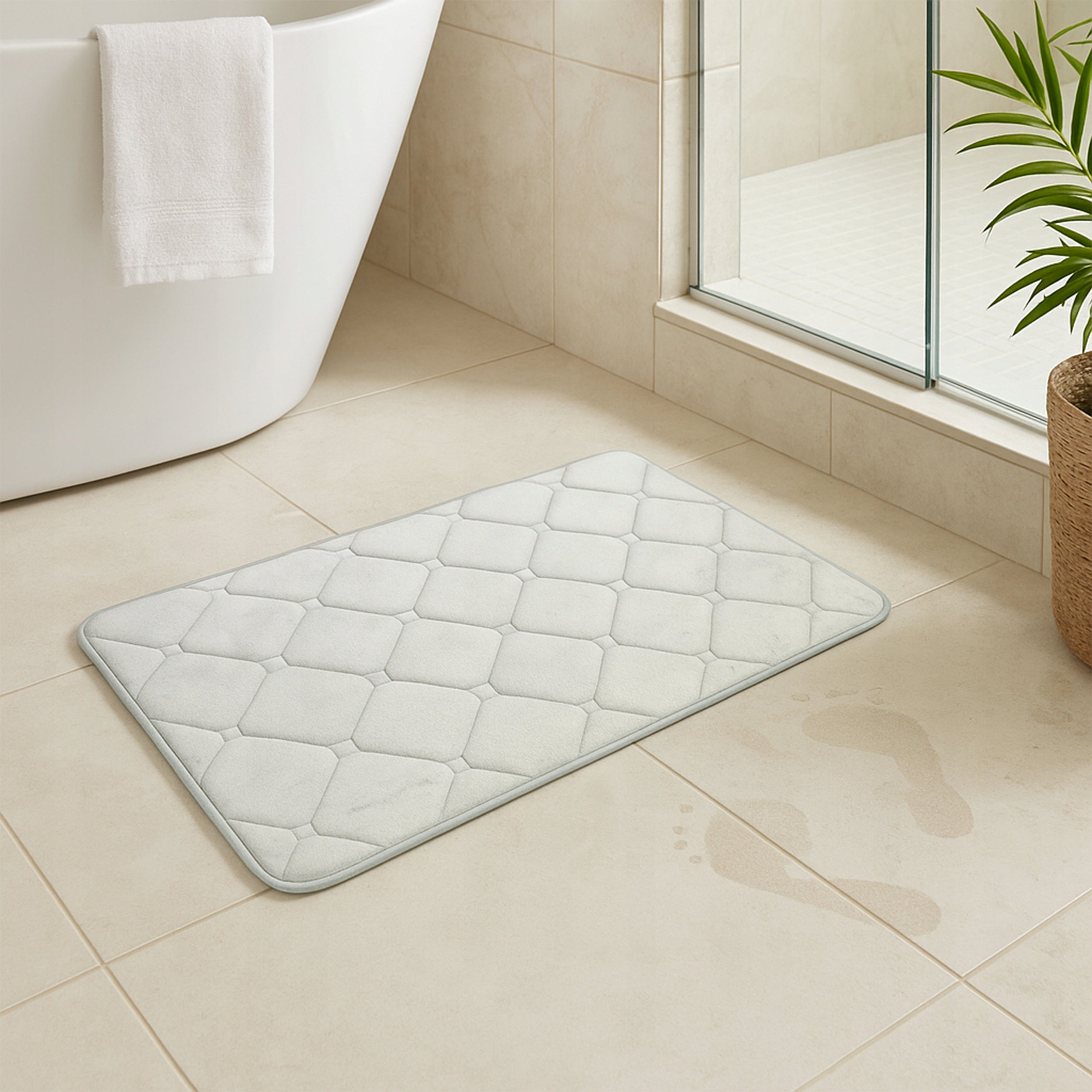 Bathroom Mat Quick Drying Bathroom Rug Non-Slip XXL Packaging status original