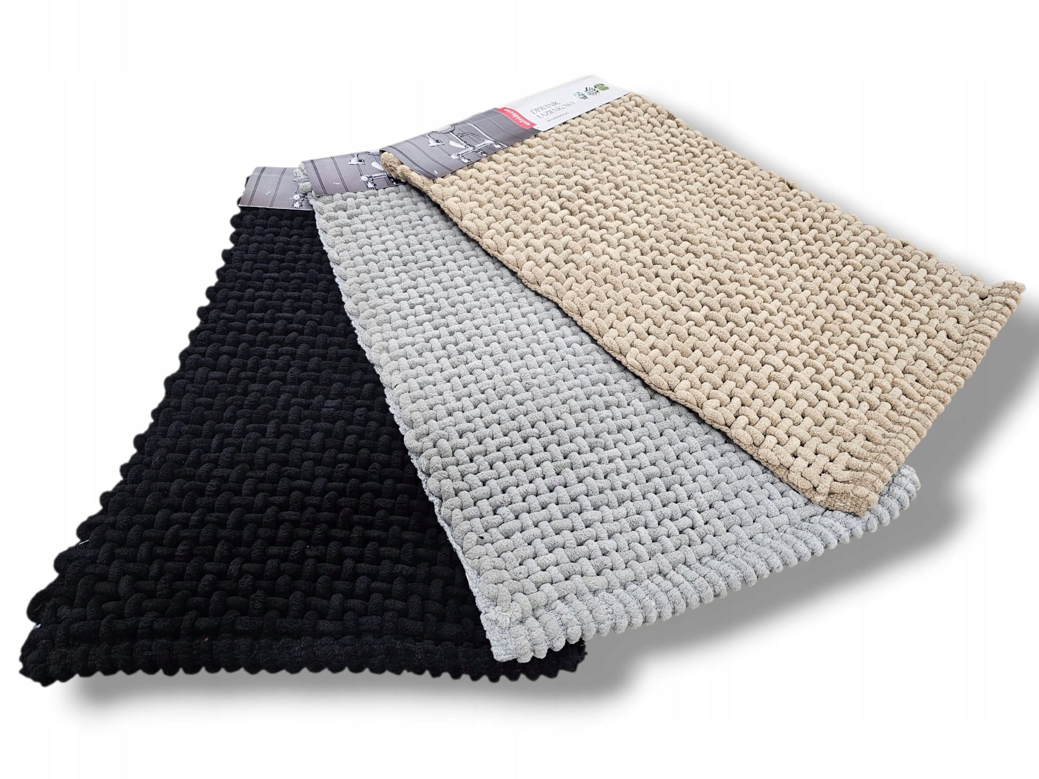 Bathroom Rug 40x60 Beige Rug for Bathroom Toilet Non-Slip Brand e-floor