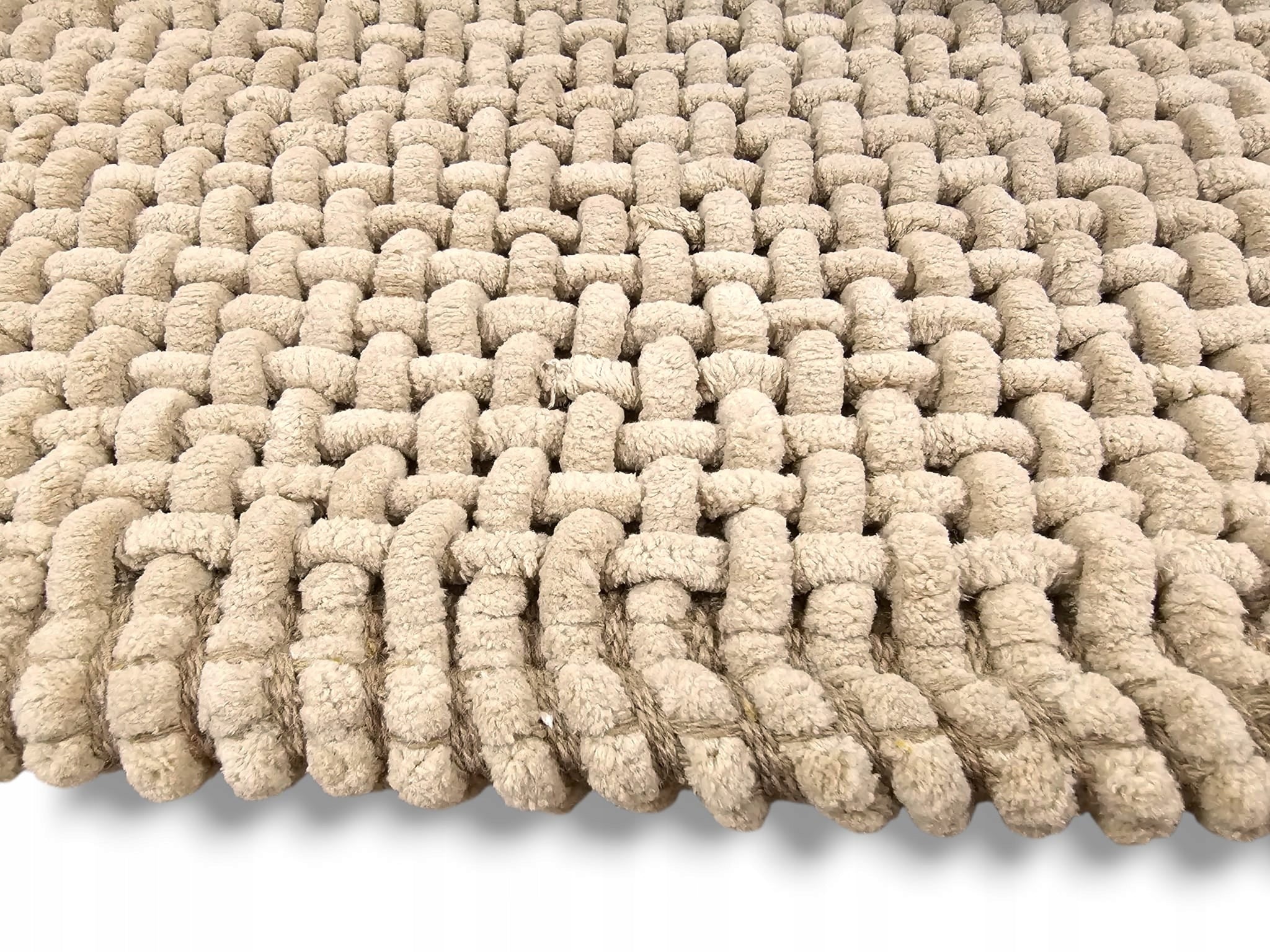 Bathroom Rug 60x100 Beige Rug For Bathroom Toilet Non-Slip Packaging status original