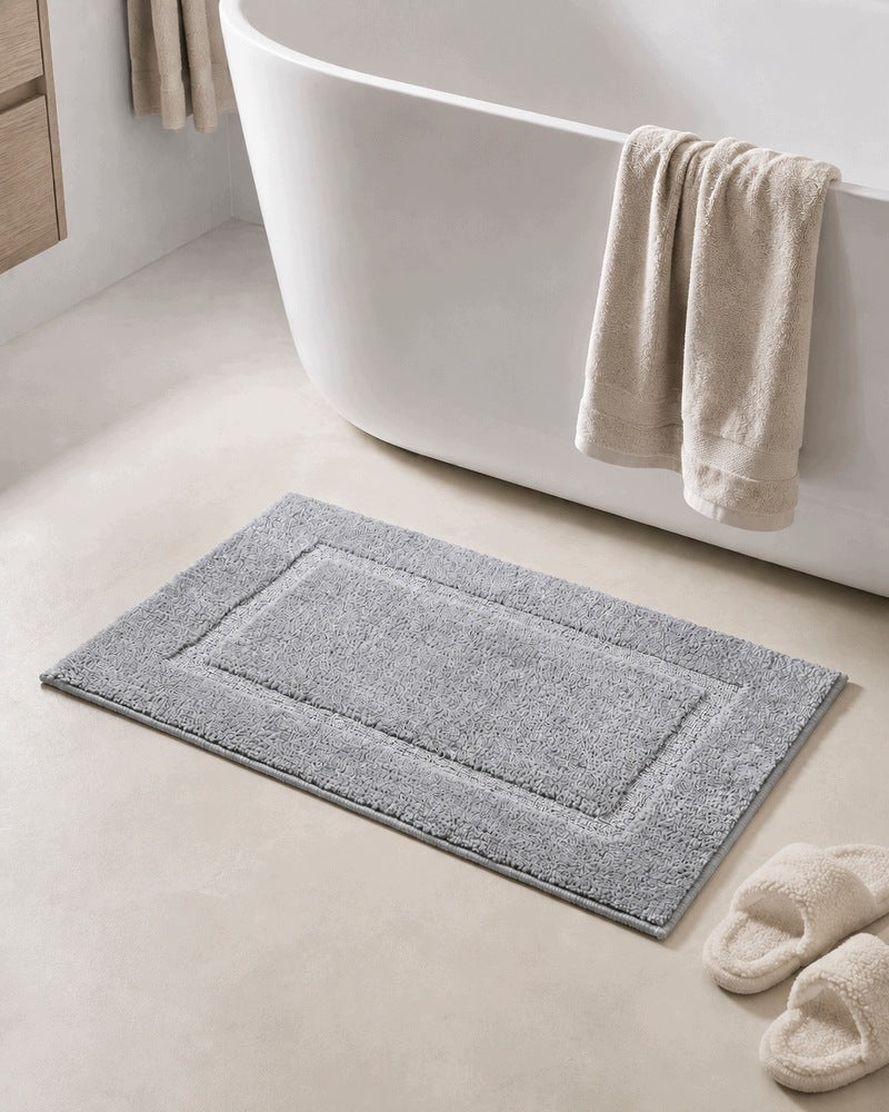 Bathroom Rug Anti-Slip Quick-Drying Mat Grey Soft 65x45 cm Packaging status original