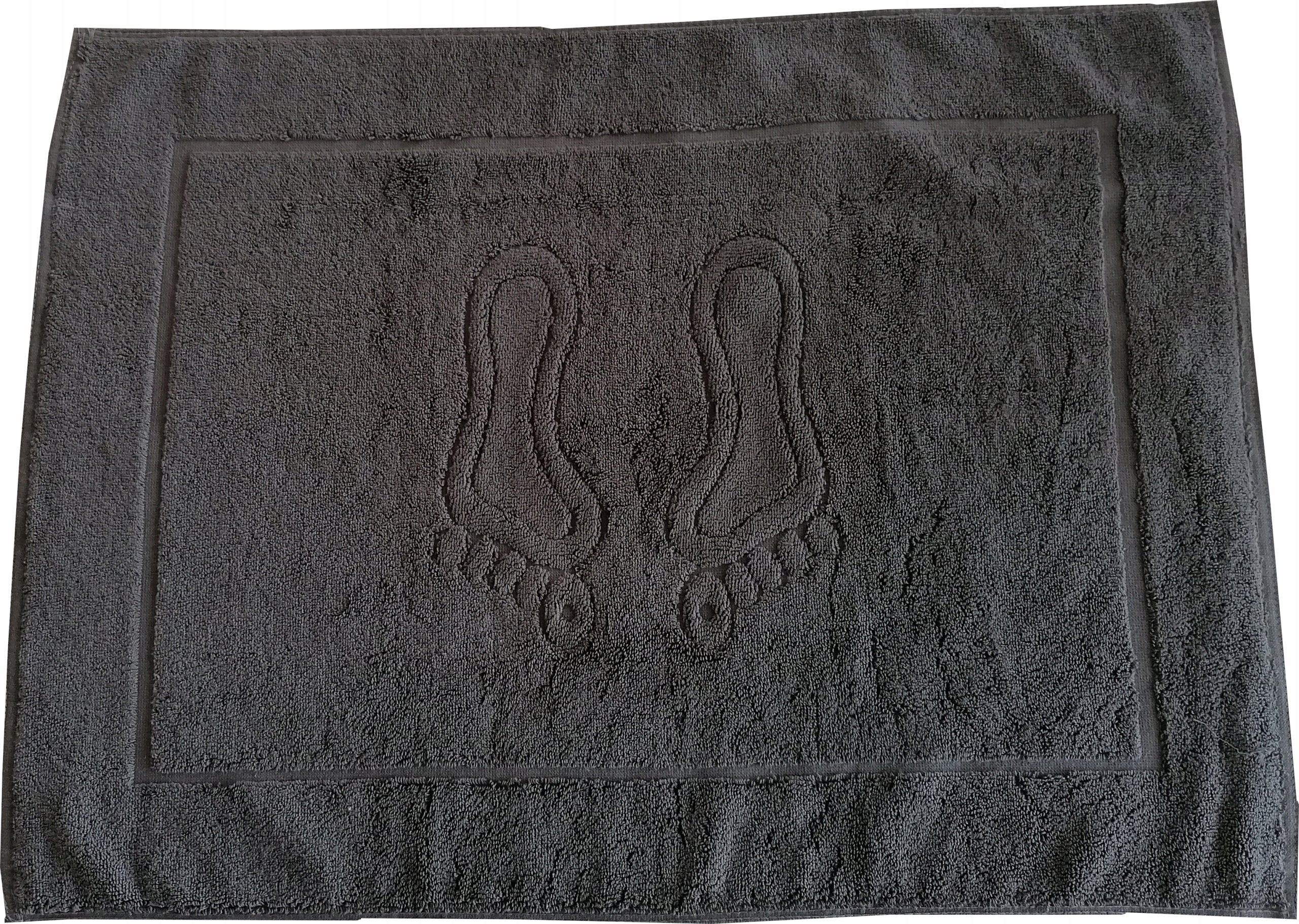 Bathroom Rug Dark Grey Towel Foot 50x70 650g/m2 100% Cotton Manufacturer code nie występuje