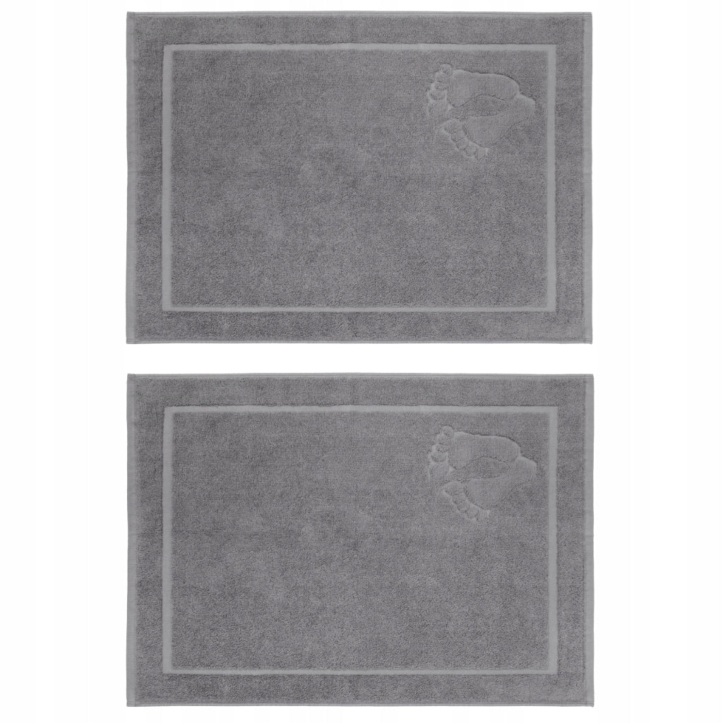 Bathroom Rug Grey 50x70cm Foot Towel Foot 650 g/m2 Cotton Packaging status original