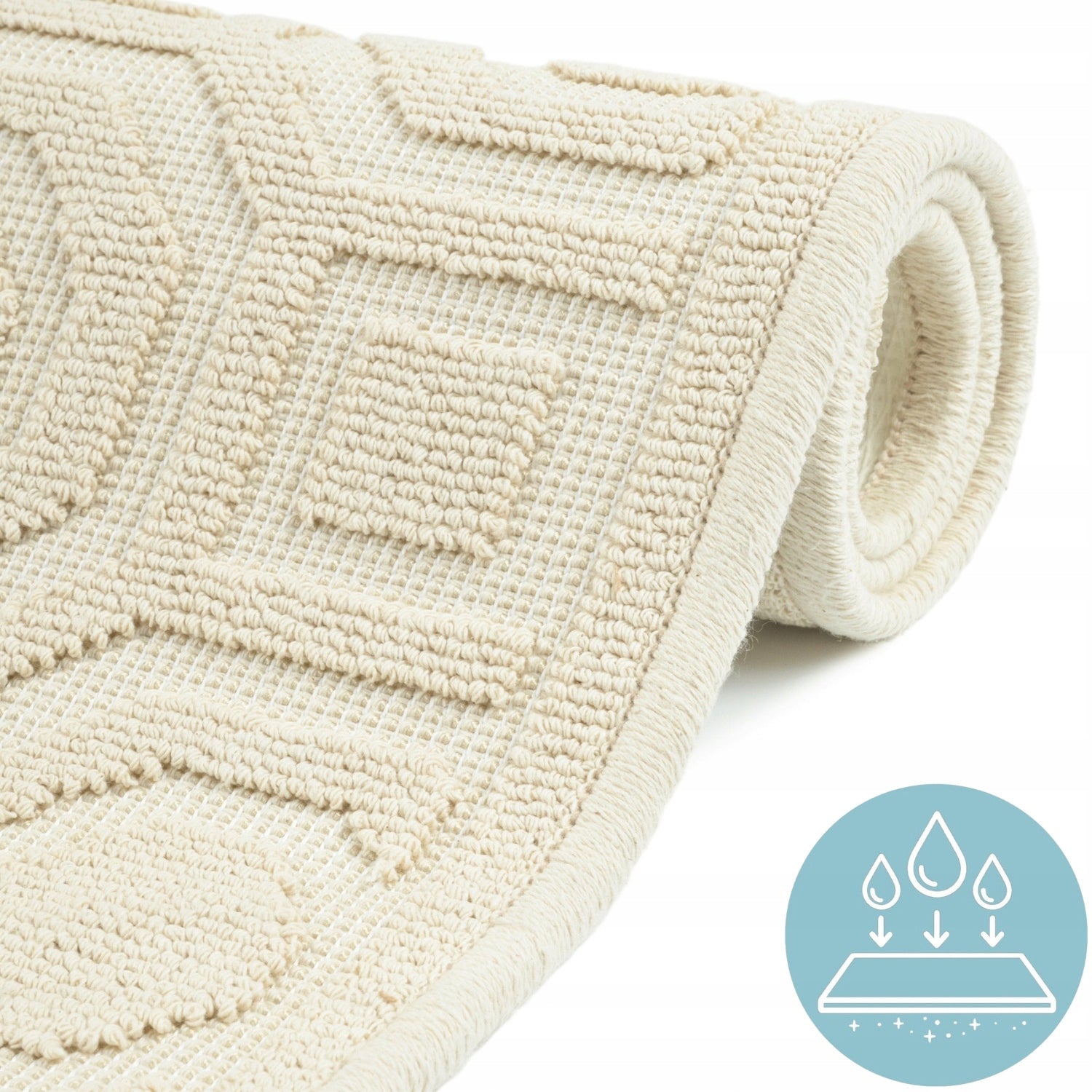 Bathroom Rug Hotel Cotton Non-Slip Egyptian Cotton 60x90 Manufacturer code EF0430