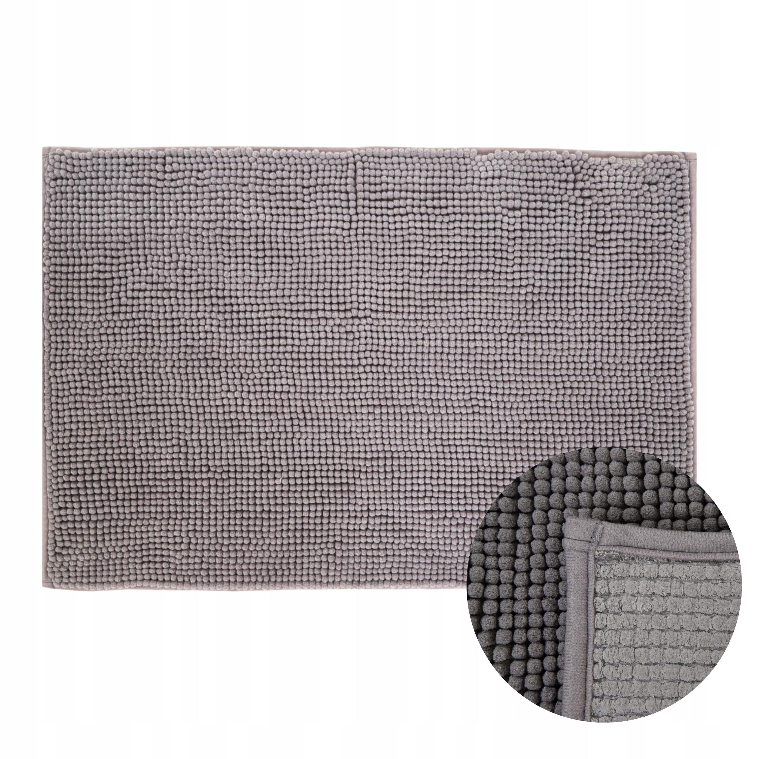Bathroom Rug JON Grey Non-slip 50x70 cm HOMLA
