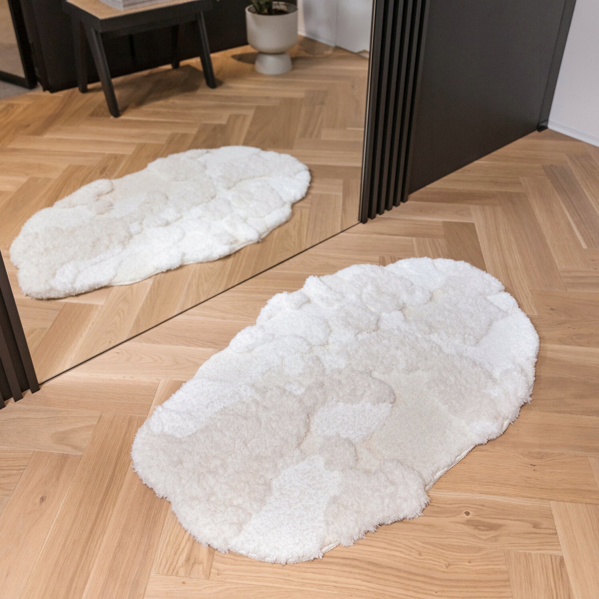 Bathroom Rug Large Fluffy 60x100 Soft Anti-Slip For Laundry Packaging status original