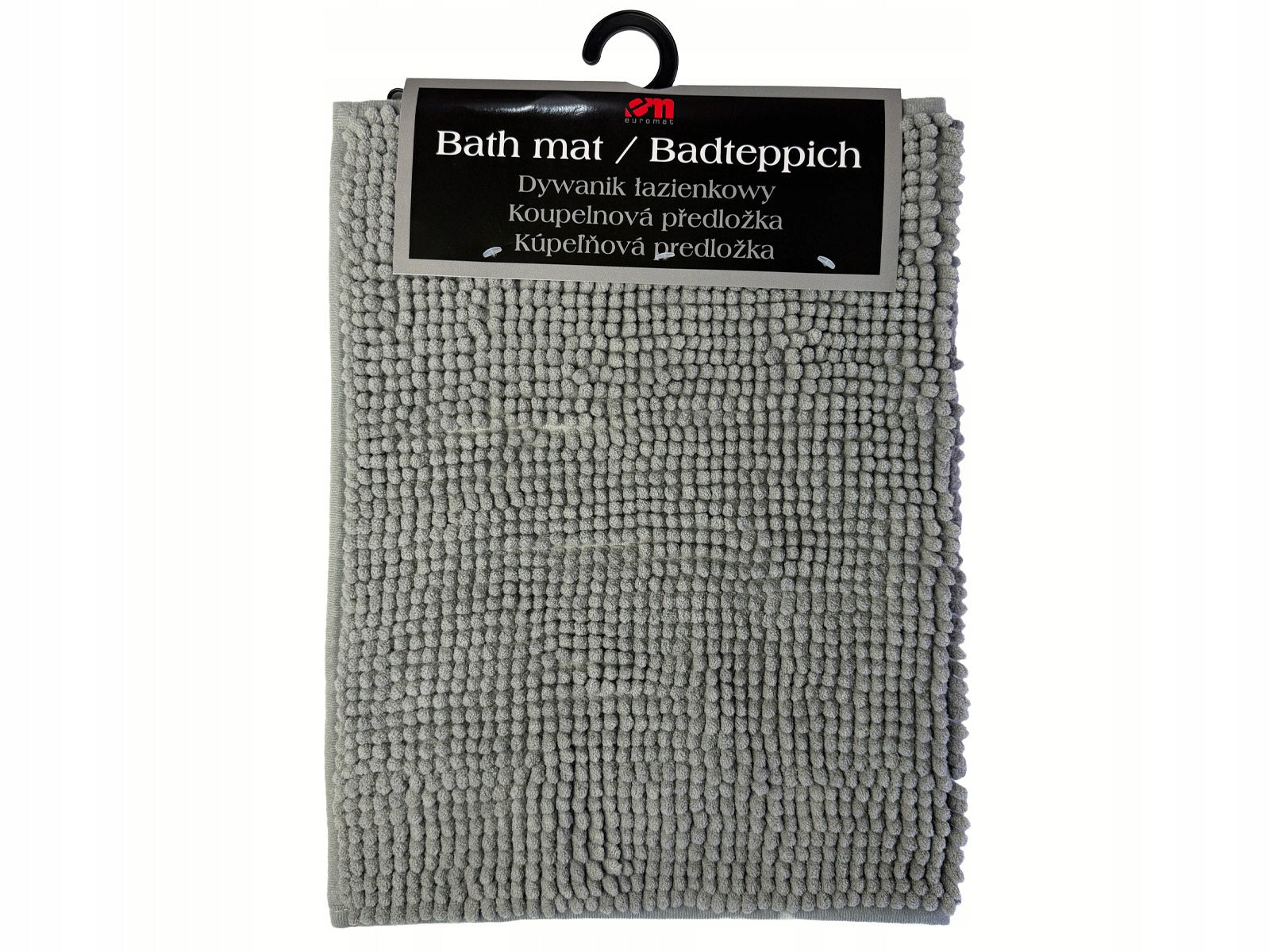 Bathroom Rug Madura Anti-slip Soft Light Grey Ash 60x90 cm Manufacturer code 5900072510108
