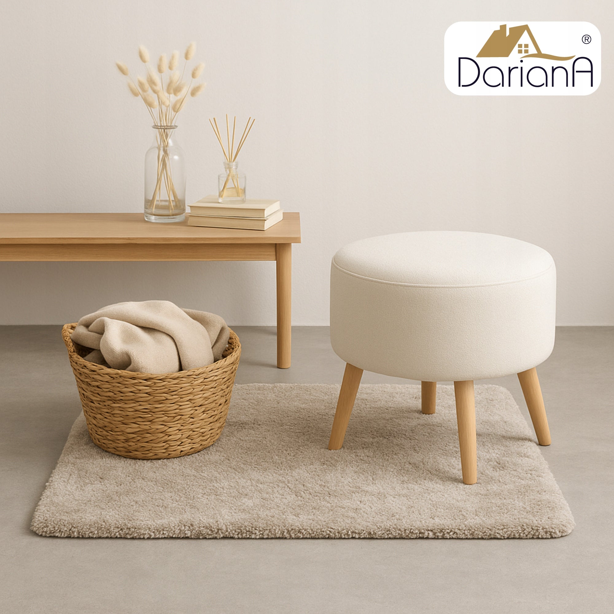 Bathroom Rug Non-slip Soft 60х100 DarianA Comfort Light Beige Manufacturer code 1000010572
