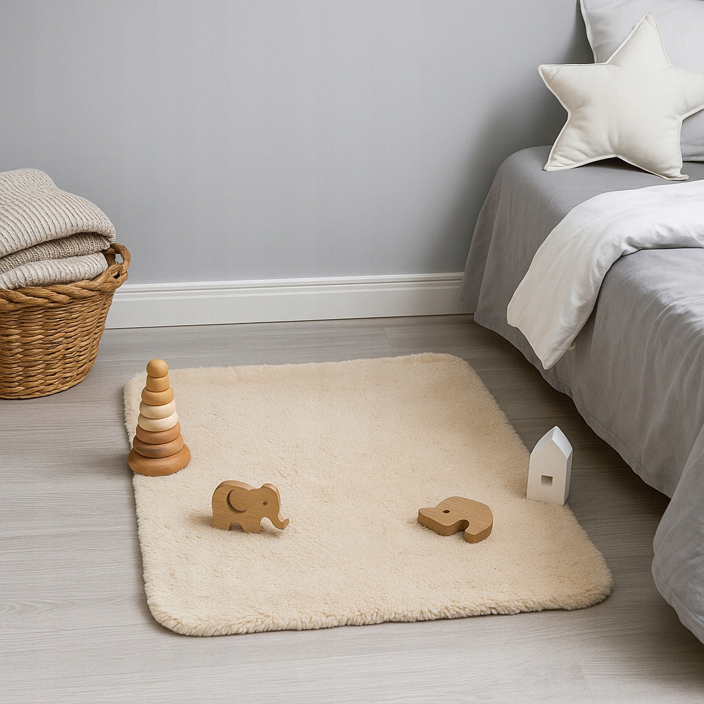 Bathroom Rug Non-slip Soft 60x50 DarianA Comfort Light Beige Brand no brand