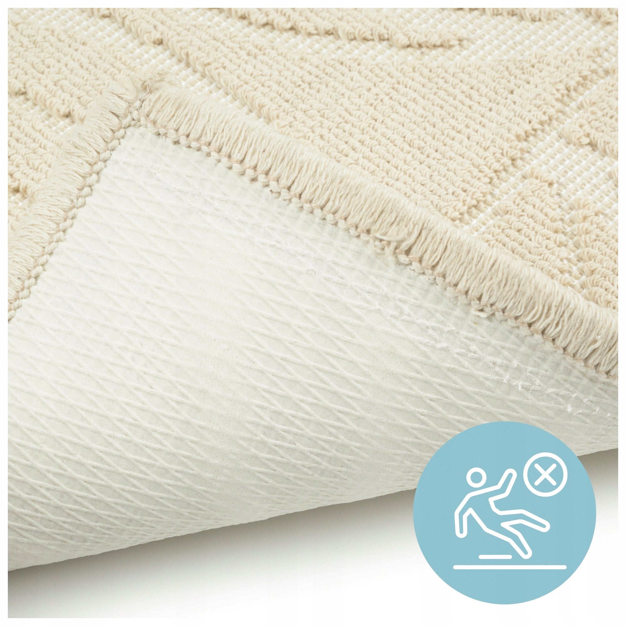 Bathroom Rug Quick Drying Egyptian Cotton Absorbent Anti Slip 50x80 Brand e-floor
