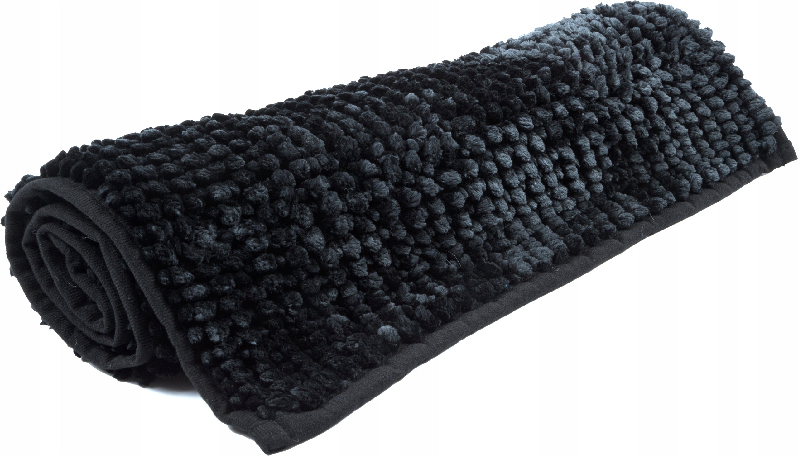 Bathroom Rug Soft, Anti-Slip, Thick, Washable, Black, 40x60cm Packaging status original