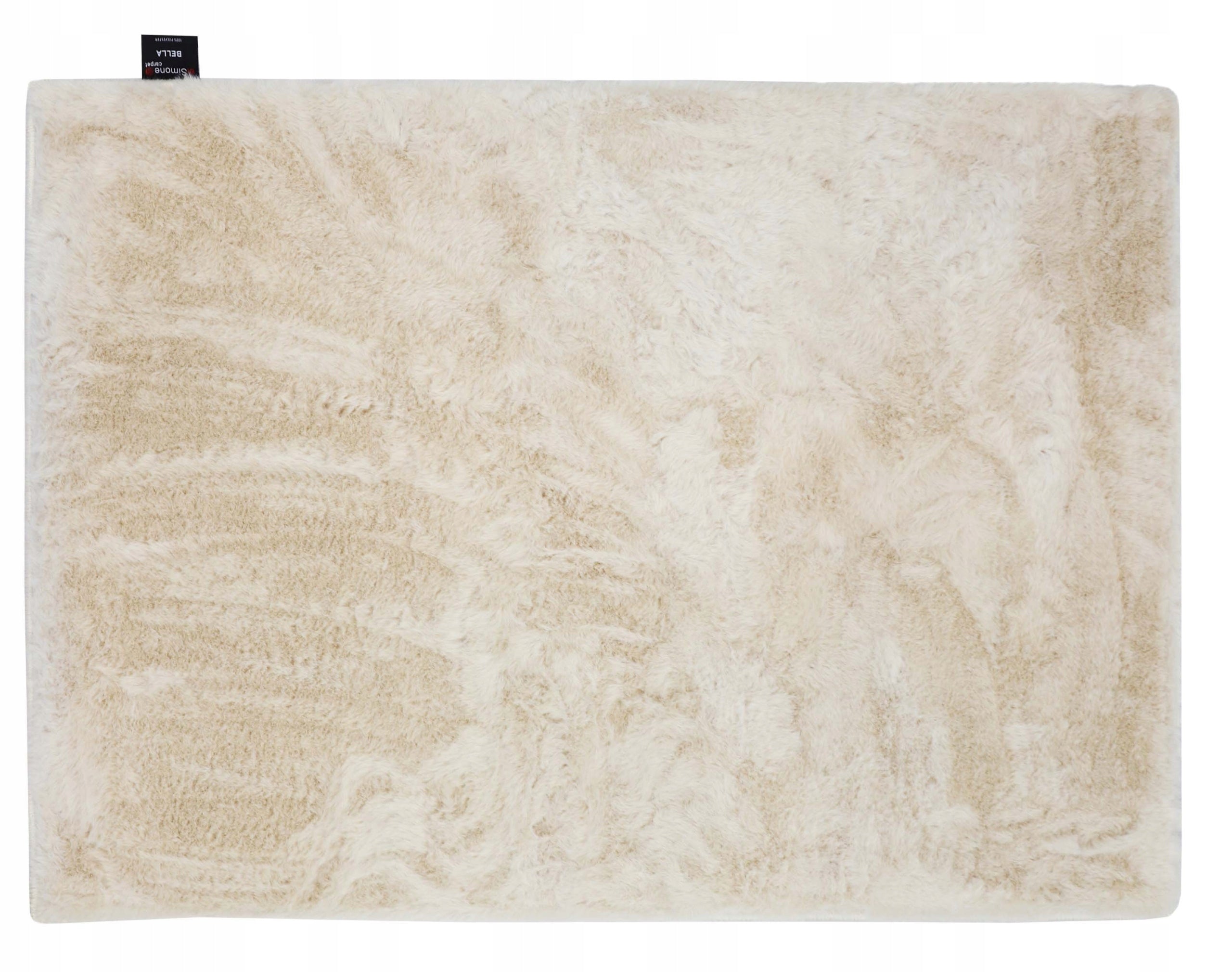 Bathroom Rug Soft Rabbit Anti-Slip Plush Cream 60x90 cm Length 90 cm