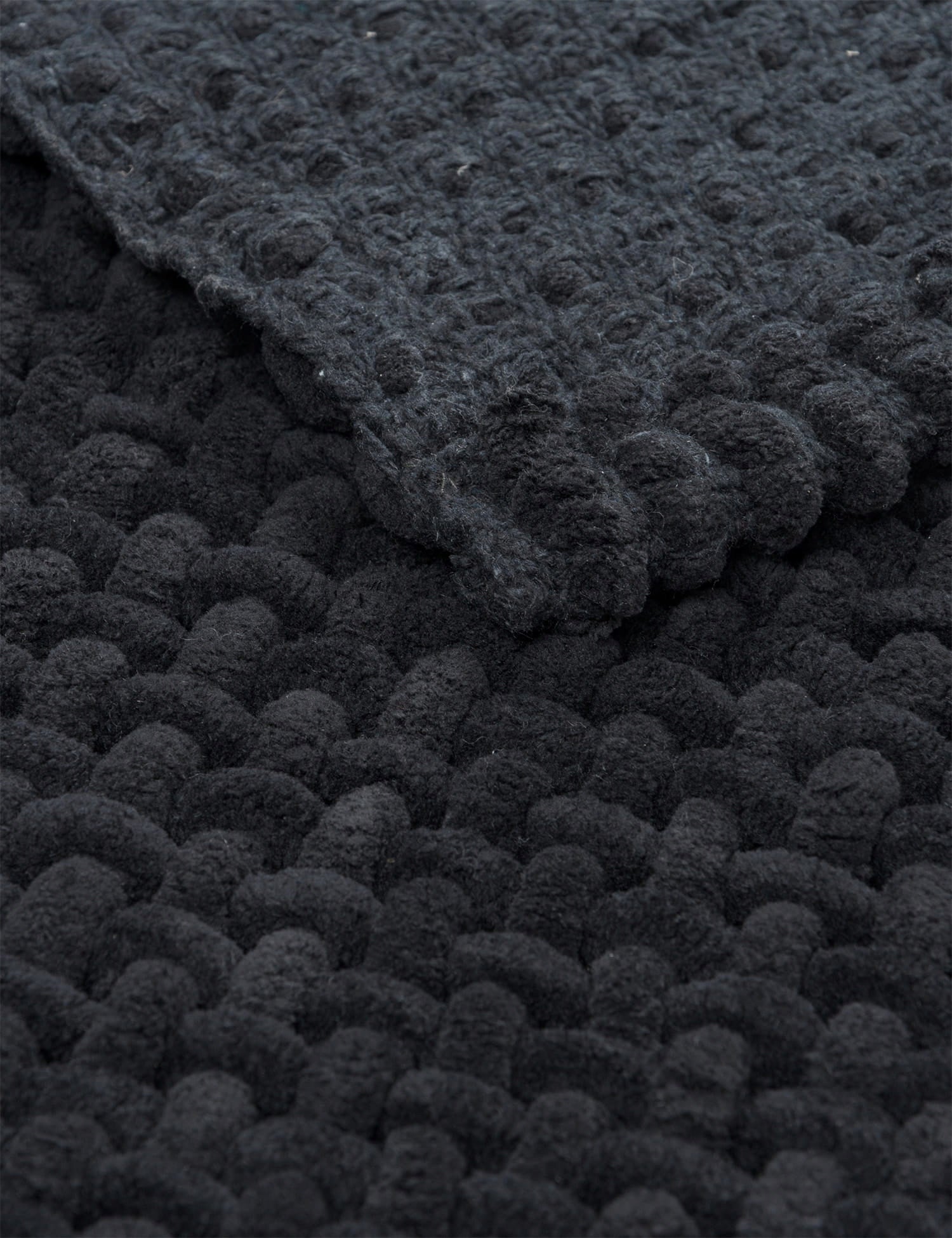 Bathroom Rug Soft Warm Absorbent Decorative Pattern 60x100cm Black Shape rectangle
