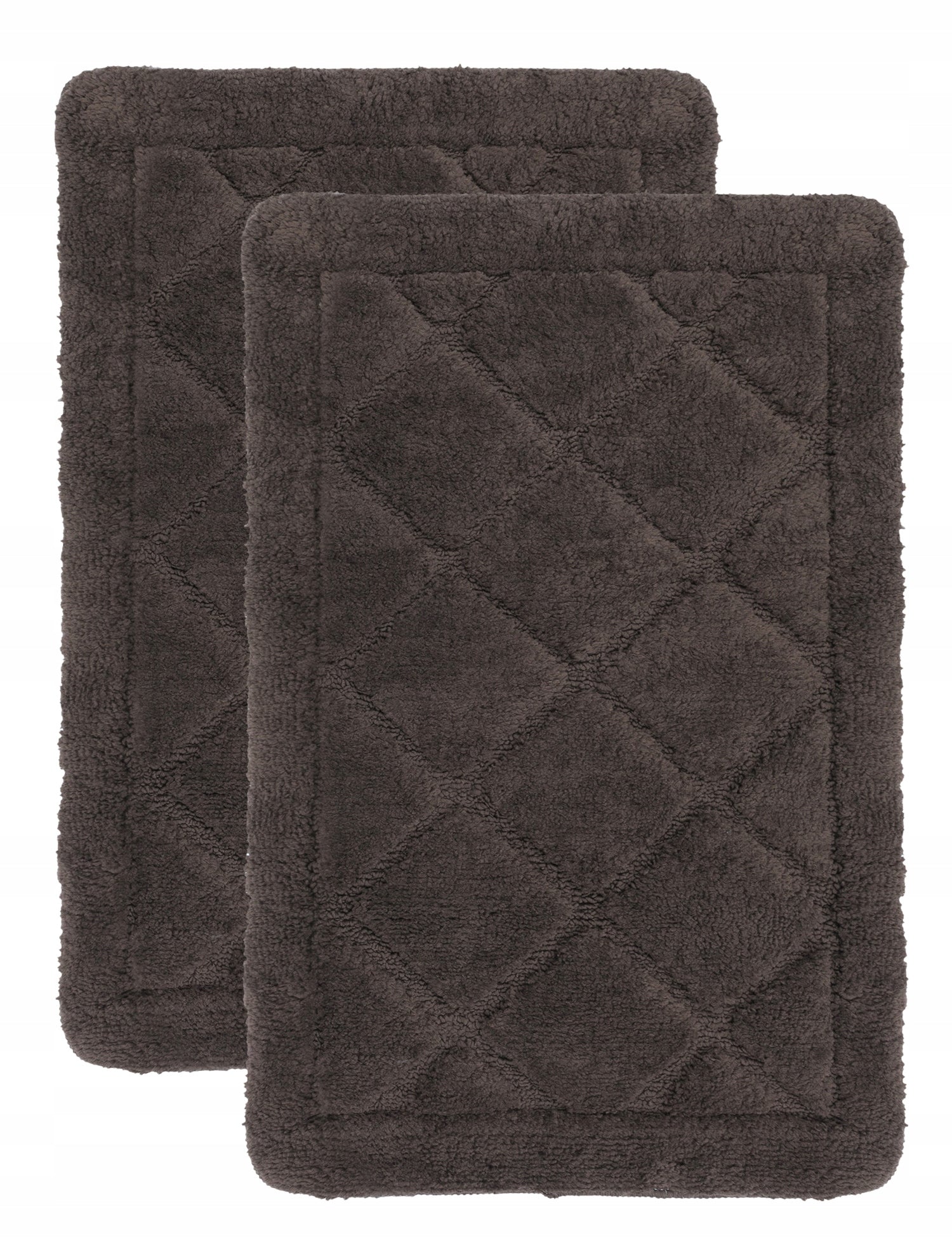 Bathroom Rug Soft Washable Set of 2pcs 40x60cm Anti-slip