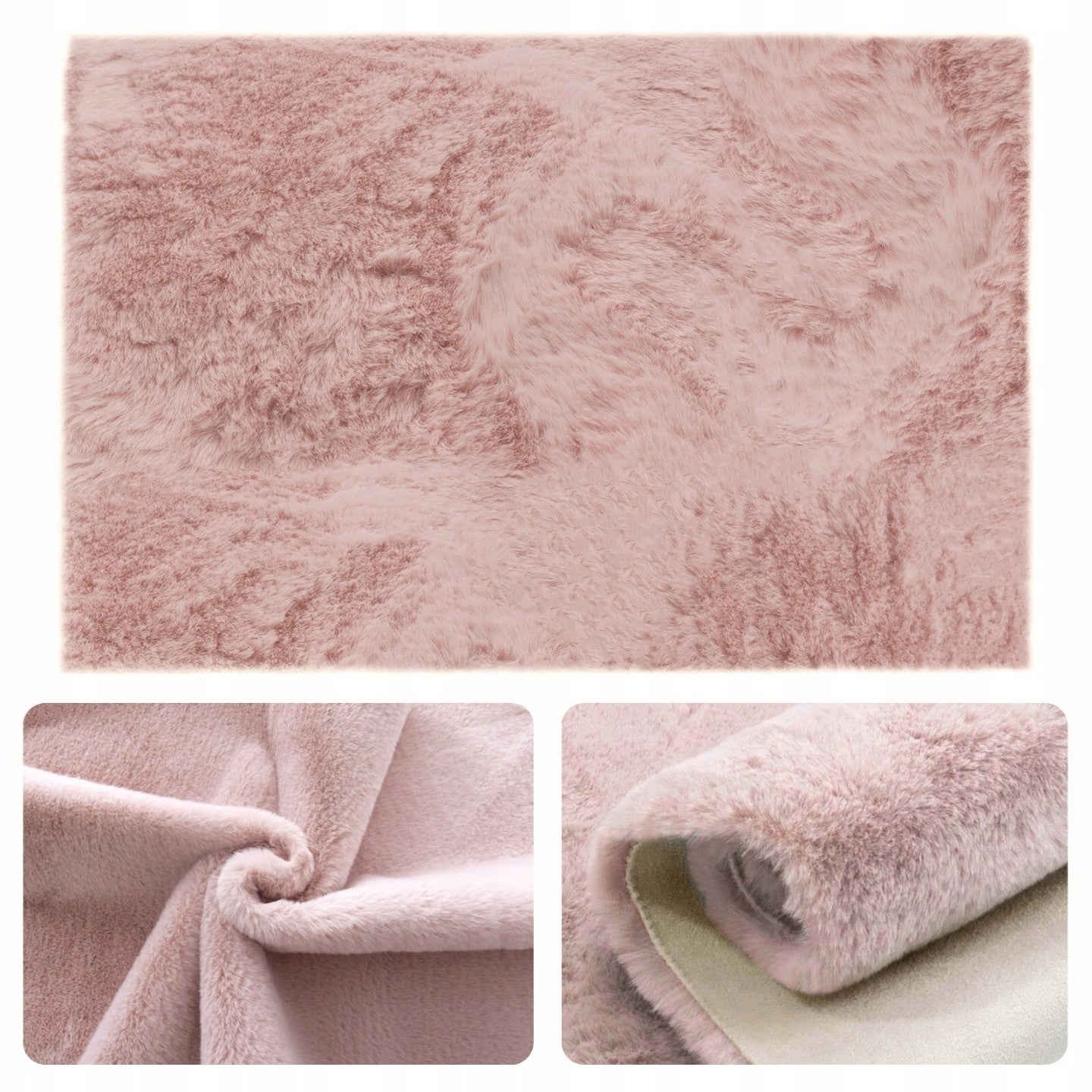 Bathroom Rug for Living Room Kitchen Bedroom for Stairs Terrace Rabbit 60x90