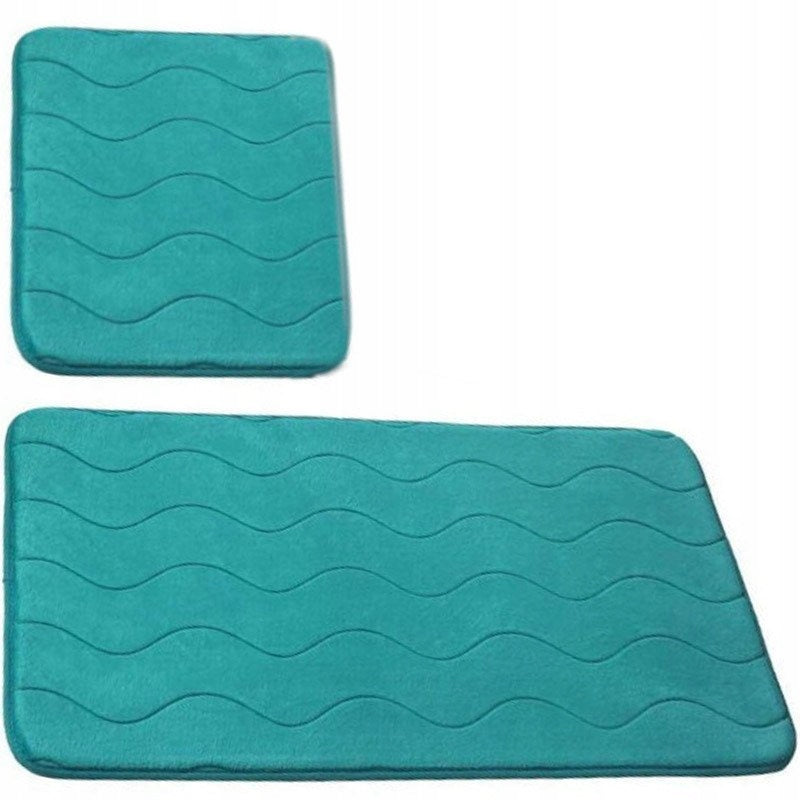 Bathroom Rugs Sumba Marine Anti-Slip Runners Set of 2 pieces