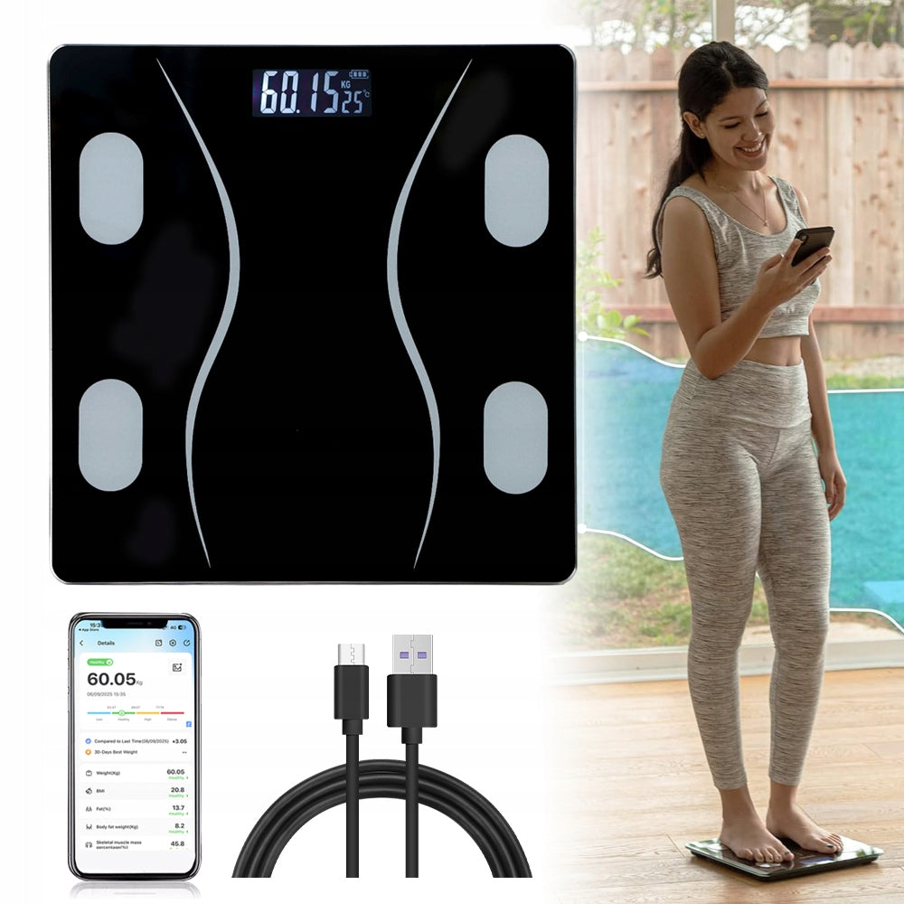 Bathroom Scale Analytical Electronic Smart Sports App BMI Brand Bedee