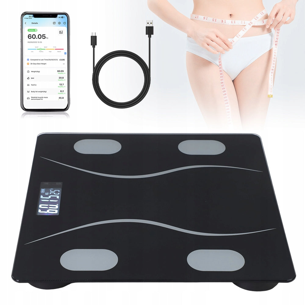 Bathroom Scale Analytical Electronic Smart Sports App BMI
