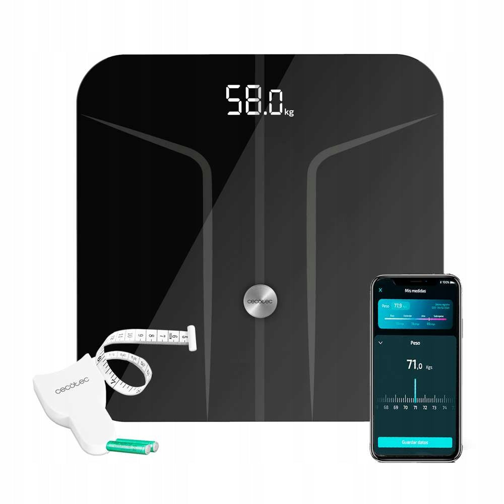 Bathroom Scale Cecotec Surface Precision 9750 Smart Healthy Black