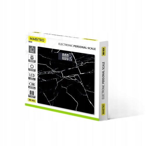 Bathroom Scale Personal Glass MARBLE | Maestro MR-1826 Brand Maestro