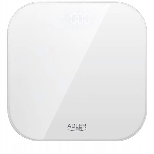 Bathroom Scale Up to 180KG LED Display Tempered Glass + Adler Batteries Brand no brand