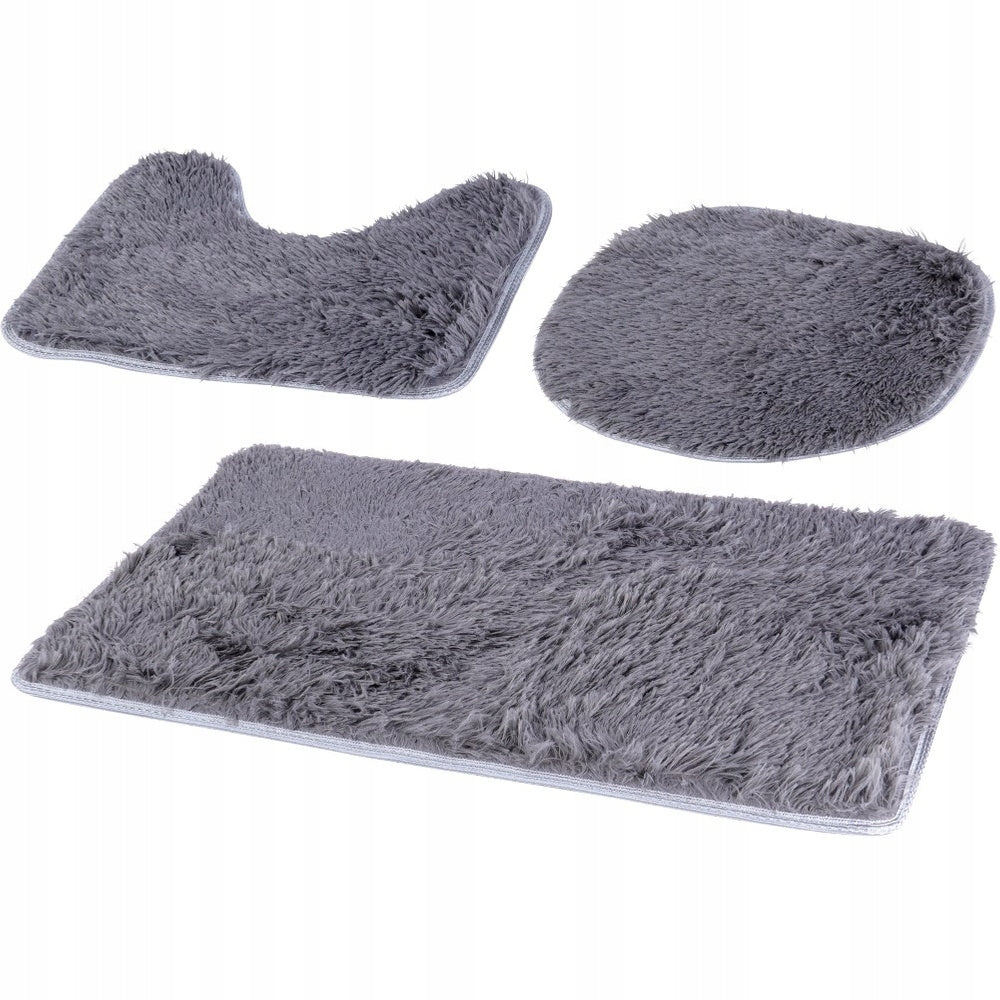 Bathroom Set Hairy Soft Rug Board Cover for Bathroom Length 80 cm