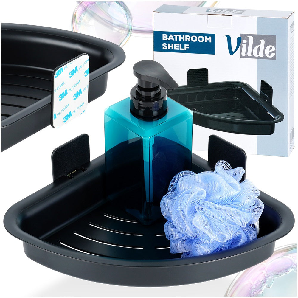 Bathroom Shelf Sticky Self Adhesive Shower Cosmetics Accessories