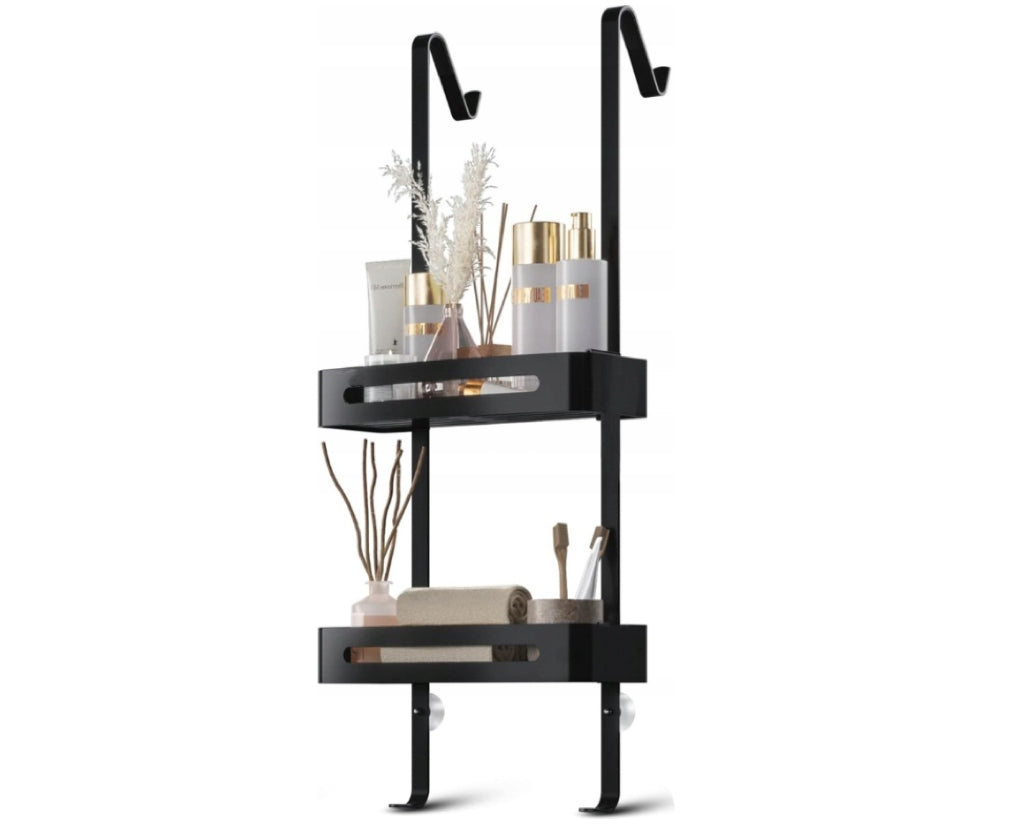 Bathroom Shower SHELF for Bathroom Hanging-Black Mat