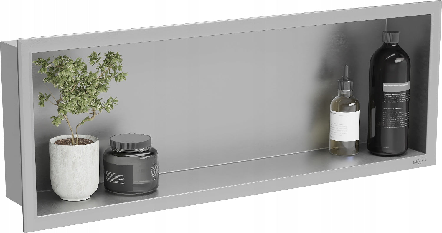 Bathroom Shower Shelf Flange 60x20 Mexen X-Wall inox