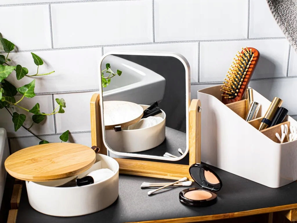 Bathroom Storage Organizer Drawer Separator Altom Design Additional color brown