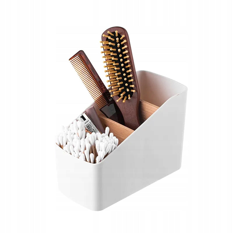 Bathroom Storage Organizer Drawer Separator Altom Design Color white