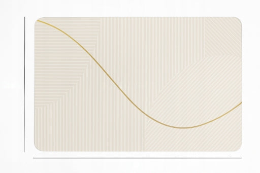 Bathroom mat non-slip quick-drying rug for bathroom beige 50x80 Length 80 cm