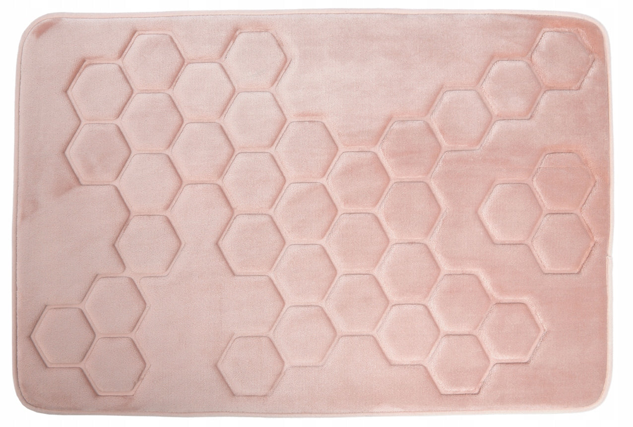Bathroom rug HONEY light pink 60x90cm Duschy 70-090