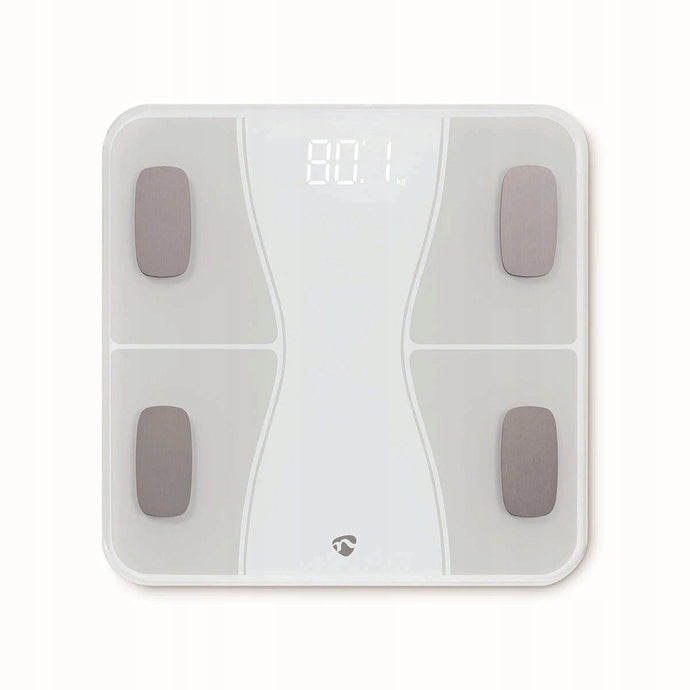Bathroom scale Nedis SmartLife BTHPS11WT Bluetooth white