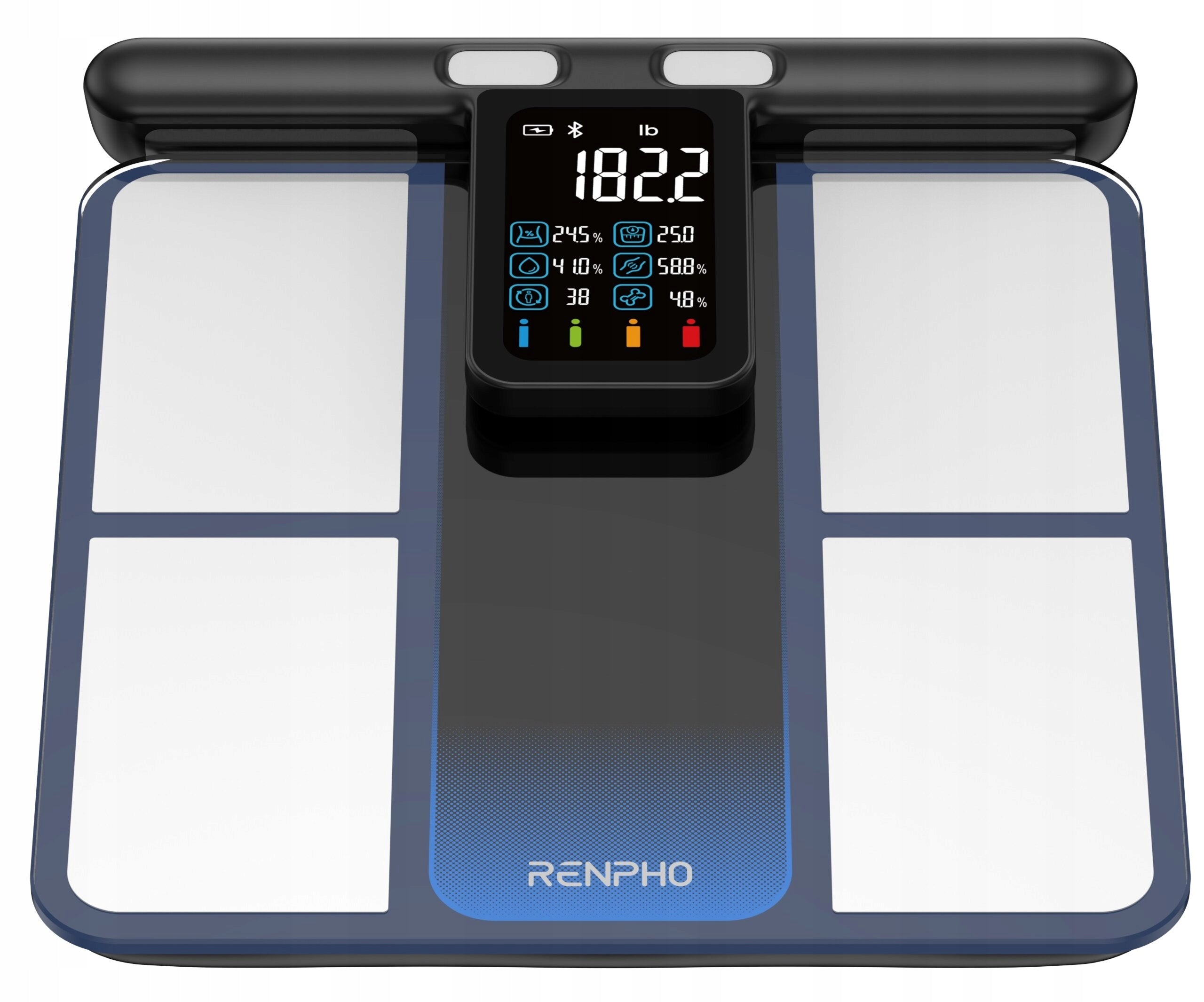 Bathroom scale RENPHO Morphoscan MSC01 Additional features measuring muscle mass fat level measurement water level measurement bone tissue body water content