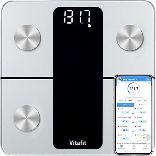 Bathroom scale Vitafit VT7018 accurate to 0,05kg! communication with the application !