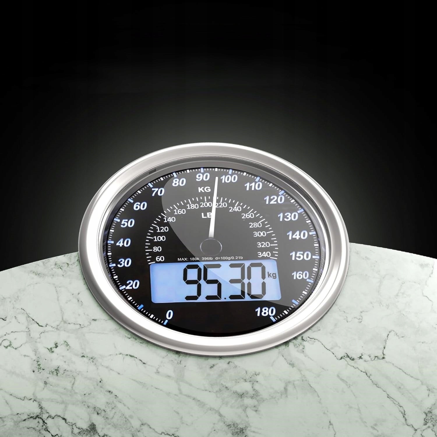 Bathroom scale digital tempered glass 180 kg Adamson Brand no brand