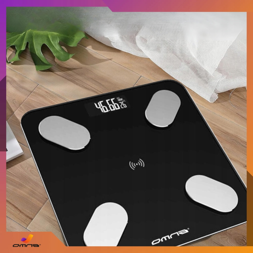 Bathroom scale electronic analytical accurate with bluetooth up to 180kg Brand Omna