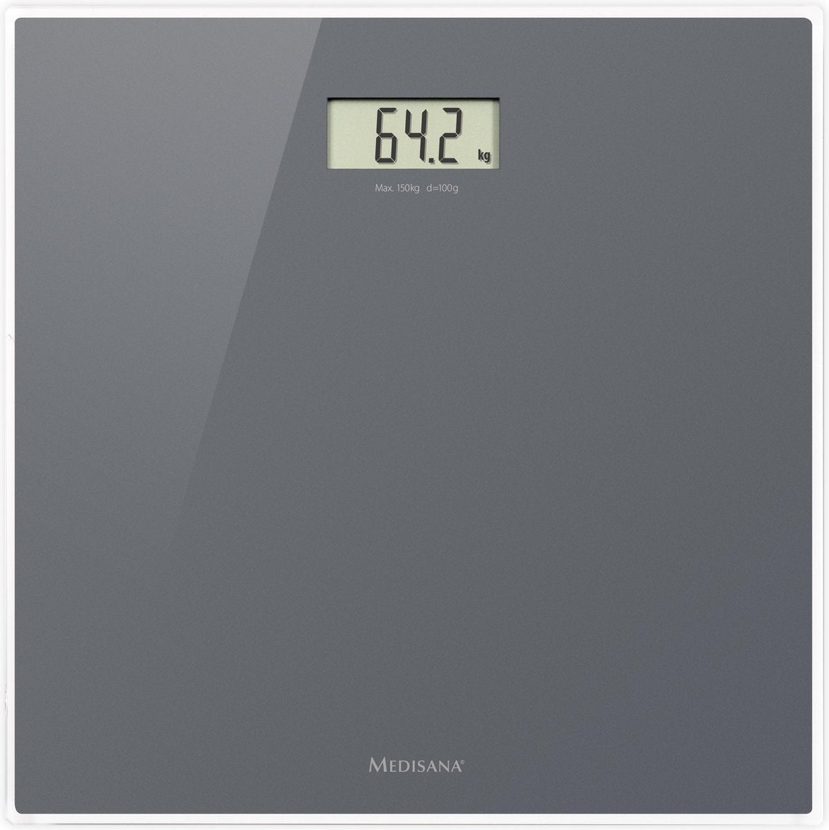 Bathroom scale glass electronic precision minimum Medisana 414 Batteries included yes