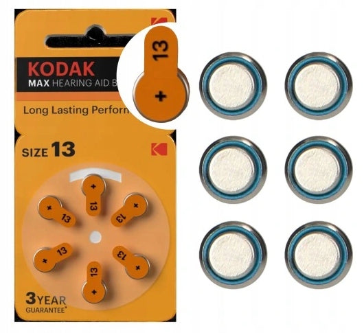 Batteries 13 PR48 zinc-air KODAK 6 pcs