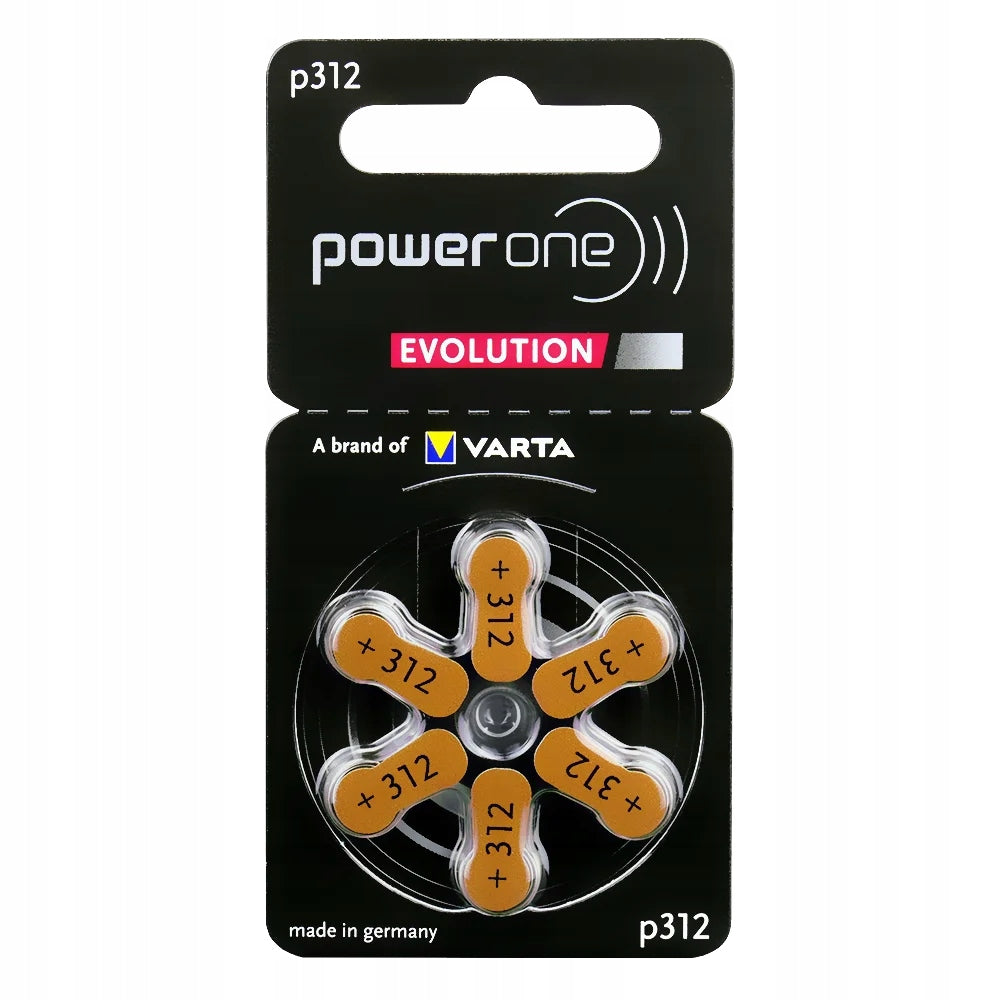 Batteries VARTA Power One Evolution 312 / PR41 - 180 pieces - 3 boxes EAN (GTIN) 5900672168877