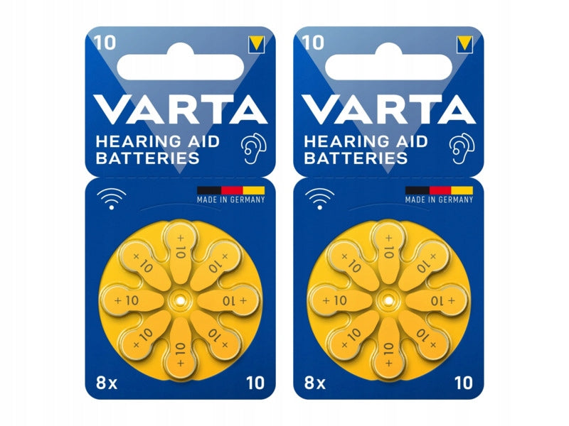 Batteries for hearing aid VARTA 10 PR70 2 x (8 pcs.)