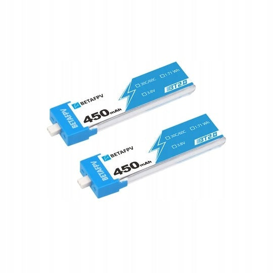 Battery BETAFPV LiHv 1S 4.35V 450mAh 30C HV BT2.0 (4pcs) Brand Beta