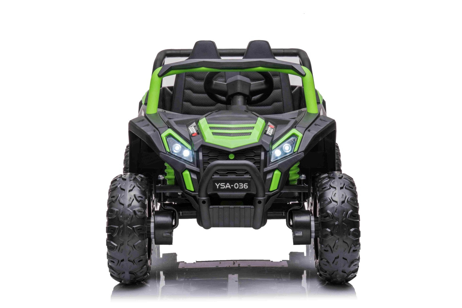 Battery Car Buggy UTV 2000M Racing 4x45W Green Kid's age 3+ years
