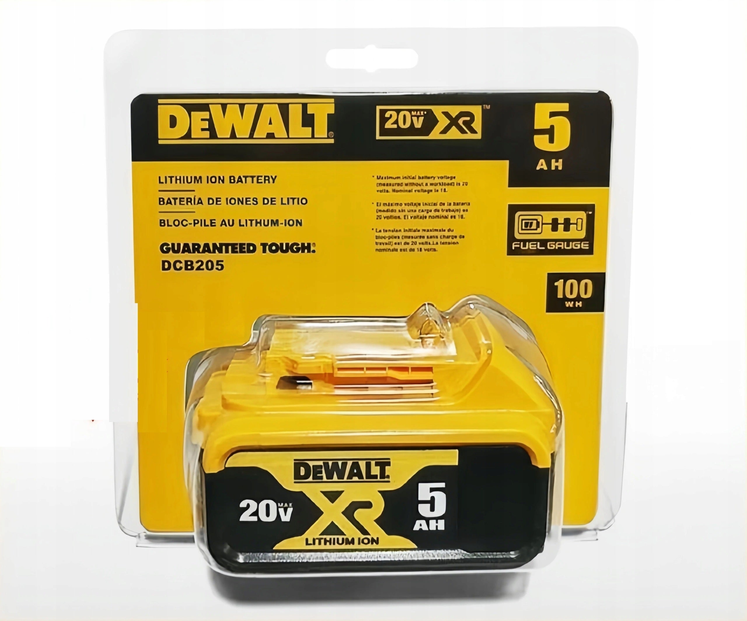 Battery DeWalt 20 V XR Li-Ion 5,0 Ah DCB 205 DCB205 battery