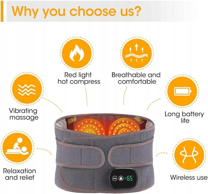 Battery-Network Heated Massager Grey Brand no brand