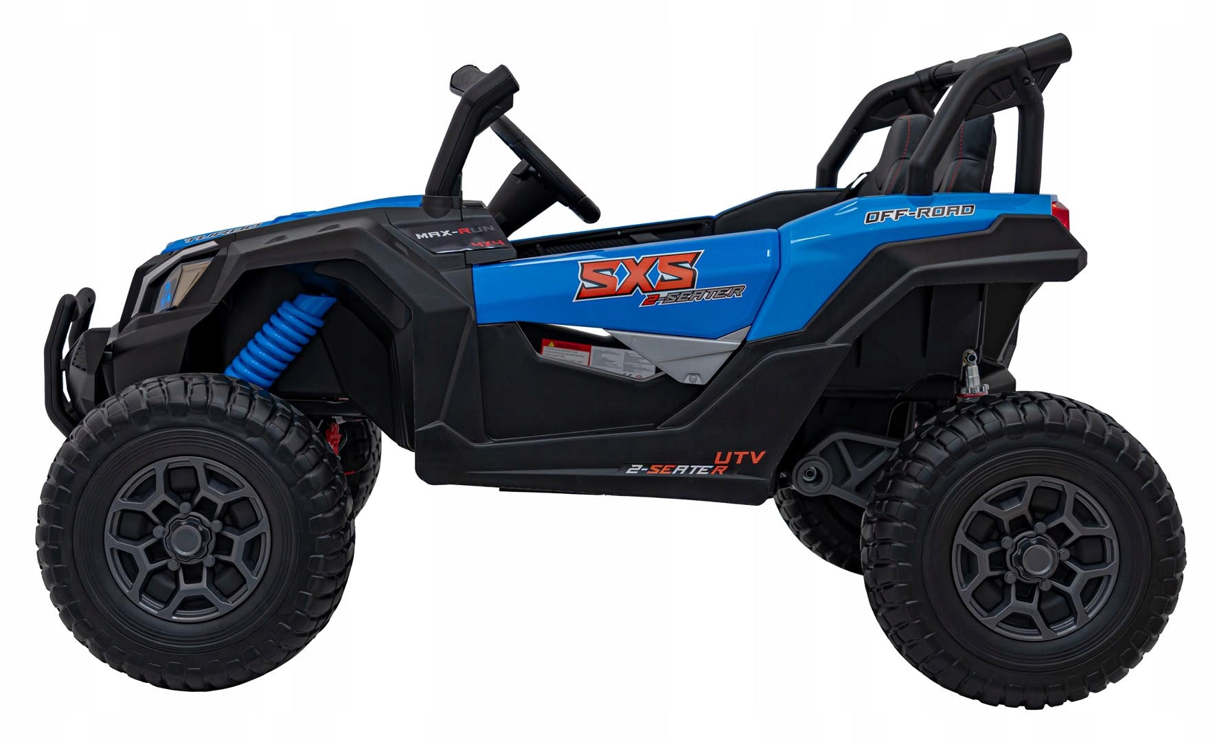 Battery Operated Car Quad Buggy UTV X3 Off-Road 4 x 200W 24V/7Ah Blue Color blue