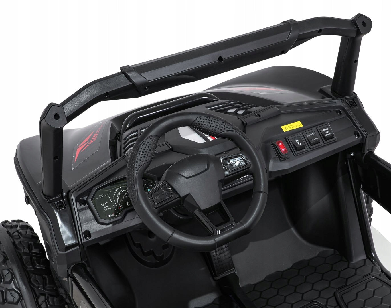 Battery Operated Car Vehicle Buggy SPEEDY 4x4 Black 4x200W Kid's age 3+ years