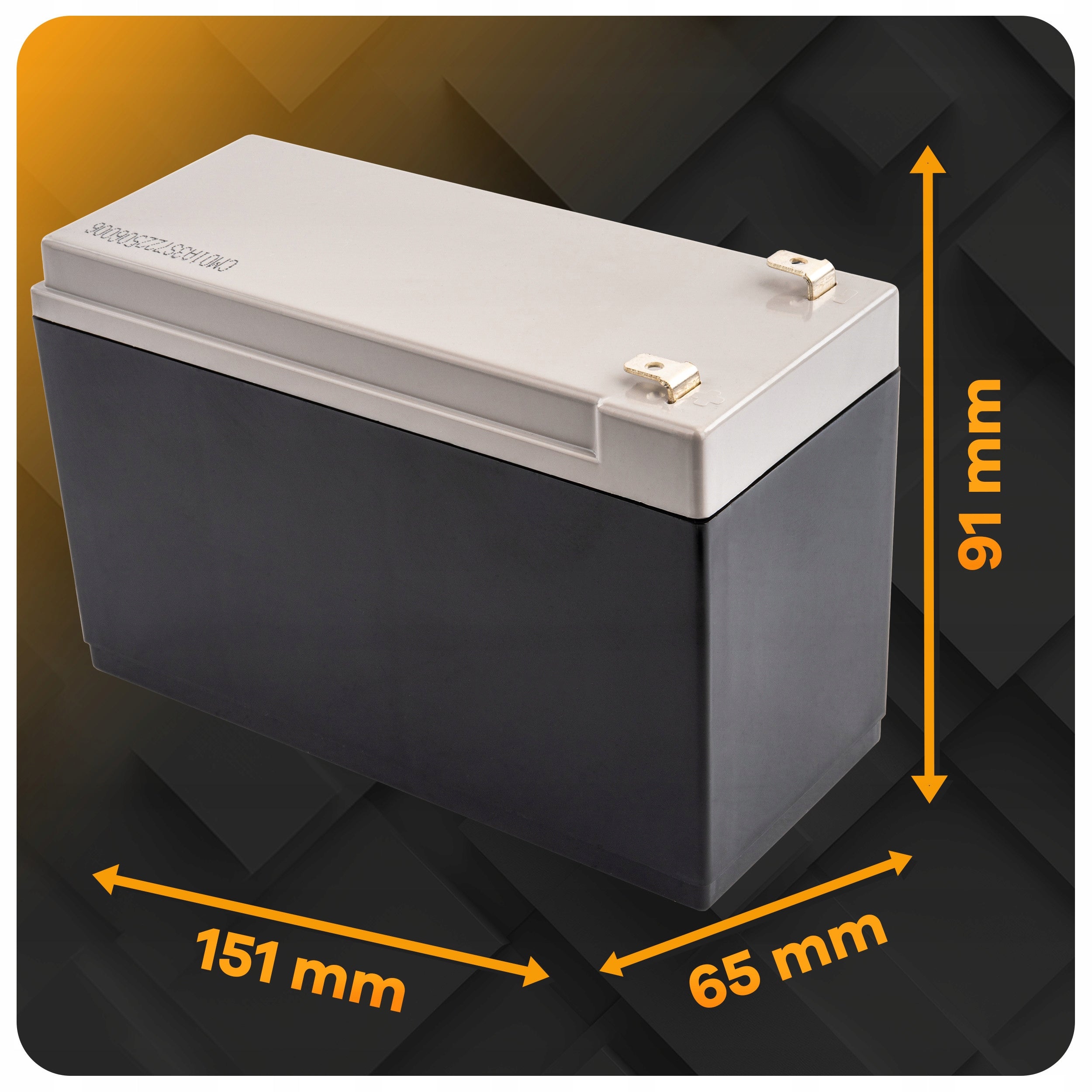 Battery Powermat 12 V 12 Ah Batteries included yes